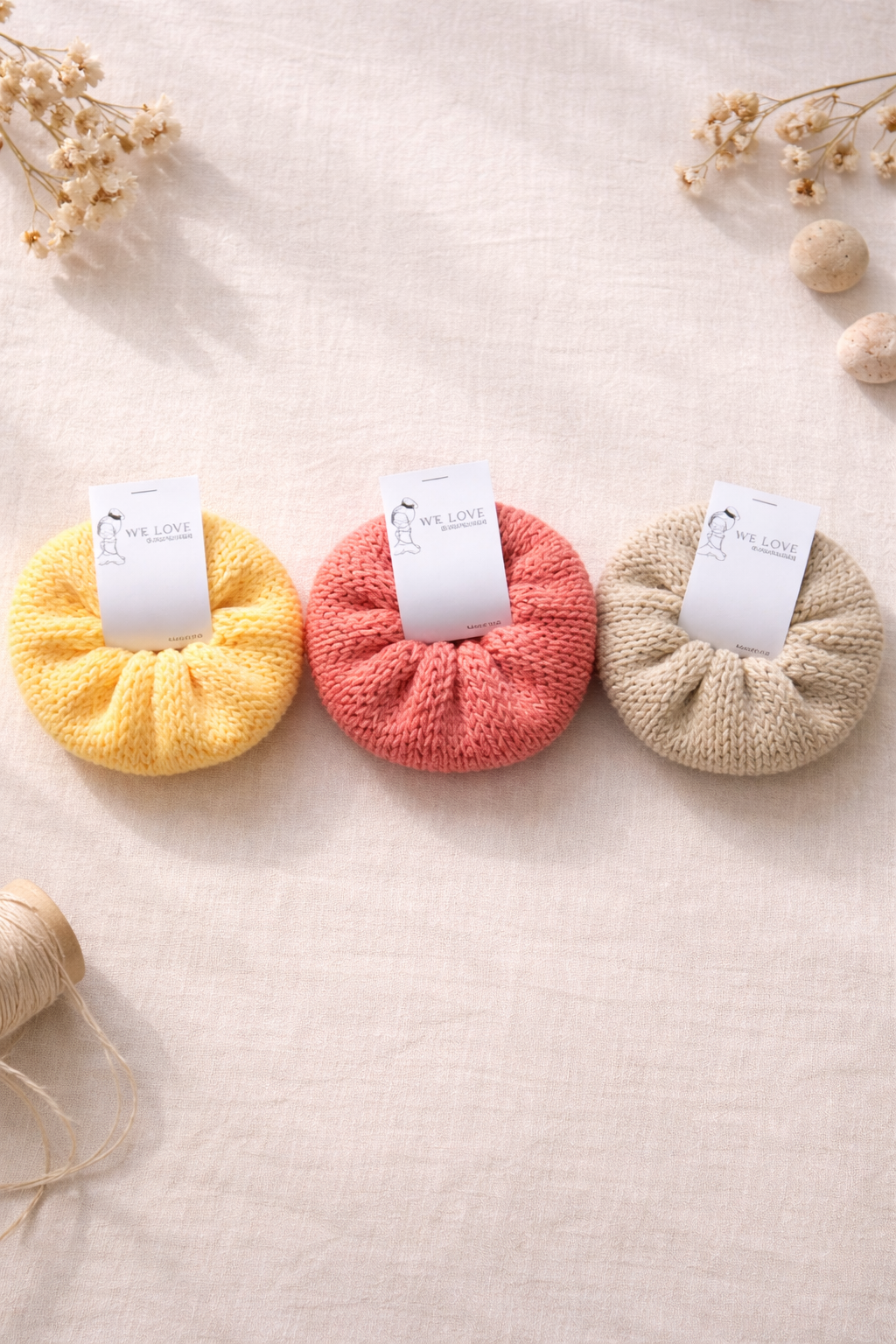 Crochet Scrunchies – Handcrafted Hairhugs