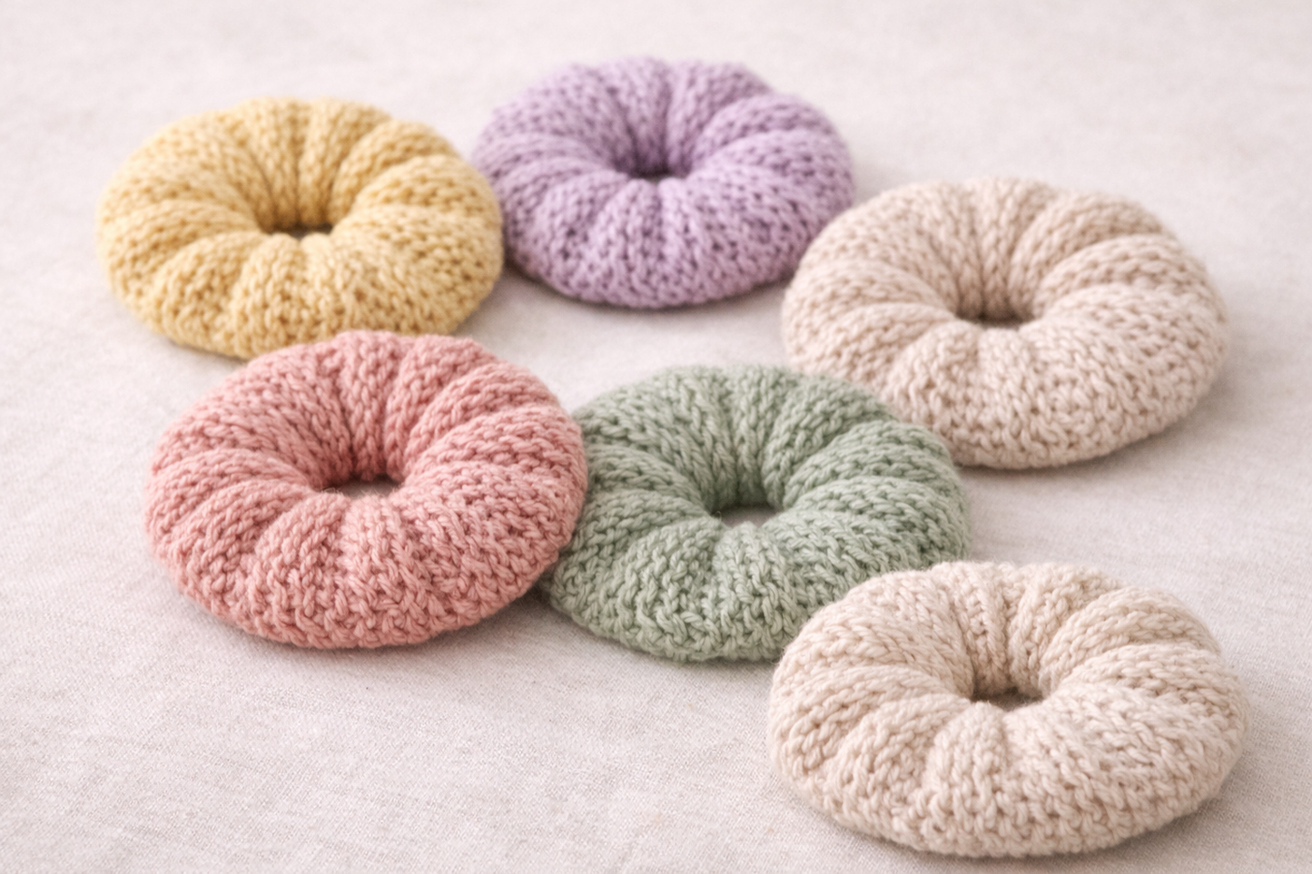 Crochet Scrunchies – Handcrafted Hairhugs